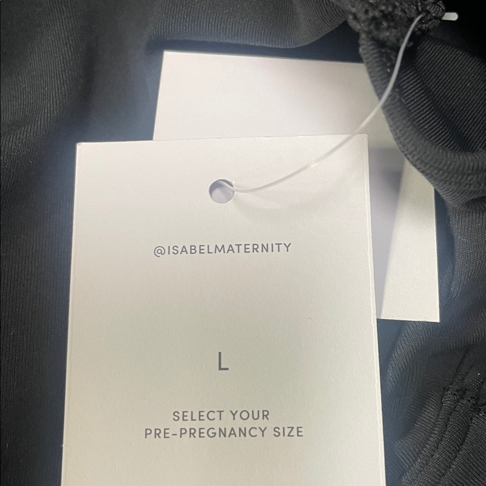 π Isabel Maternity Sleeveless Midi Active Empire Waist Active Dress Sz L | NWT - Picture 11 of 11